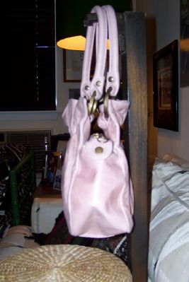 JISU Small Ruched Carry All -Pink